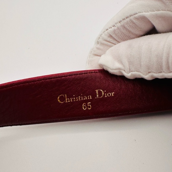 Christian Dior Vintage Leather belt - Picture 9 of 9